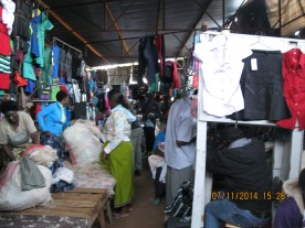 The local market where the blacks shop. There was no electricity.